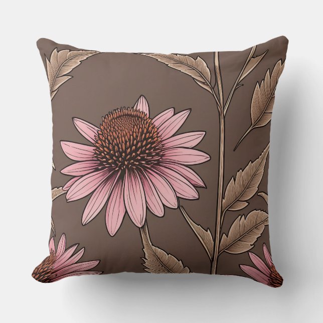 Wild Coneflower Cushion (Front)