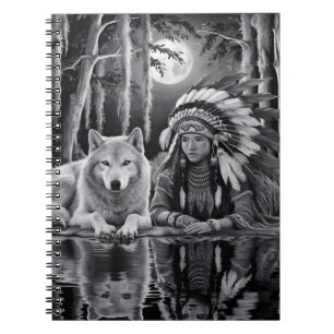 Wild Connection: Wolf and Girl Notebook