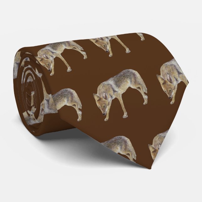 Wild Coyote Tie (Rolled)