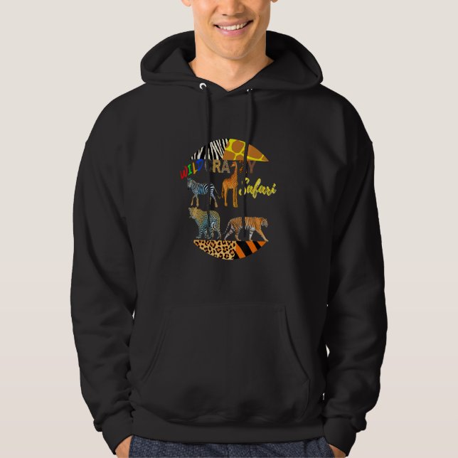 Wild Crazy Safari Hoodie (Front)