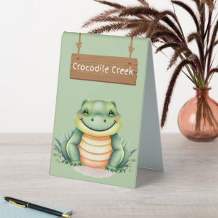 Wild Crocodile Creek Table Sign