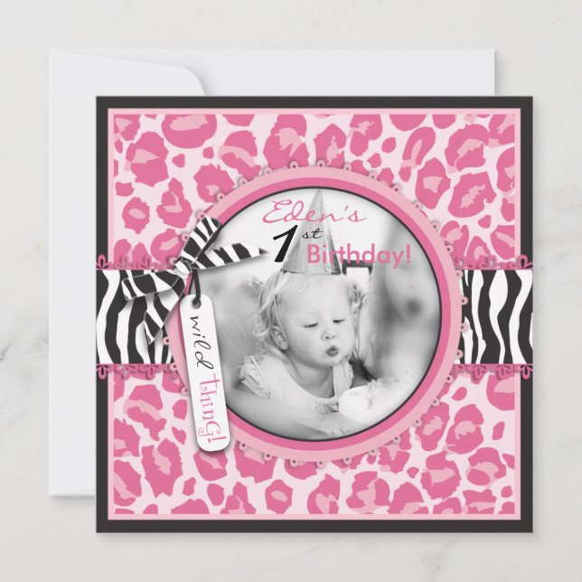 Wild Cupcake CP Invitation Square 2 (Front)