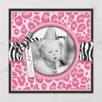Wild Cupcake CP Invitation Square B2