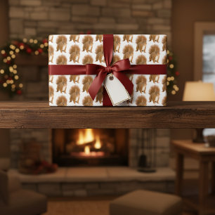 Wild, Cute, and Full of Charm Squirrel Party Wrapping Paper Sheet