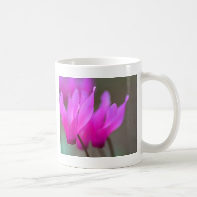 Wild Cyclamen Macro Coffee Mug (Right)