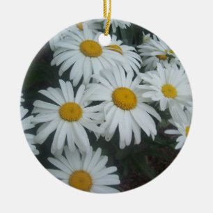 Wild Daisies Ceramic Tree Decoration