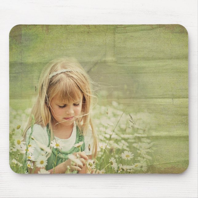 Wild Daisies Mouse Mat (Front)