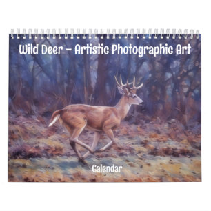 Wild Deer Artistic Photographic Art Calendar