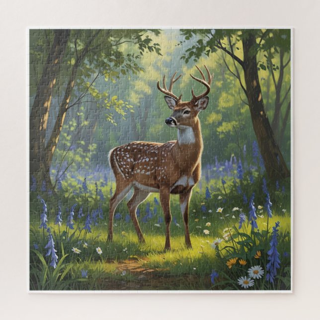 Wild Deer Puzzle (Vertical)