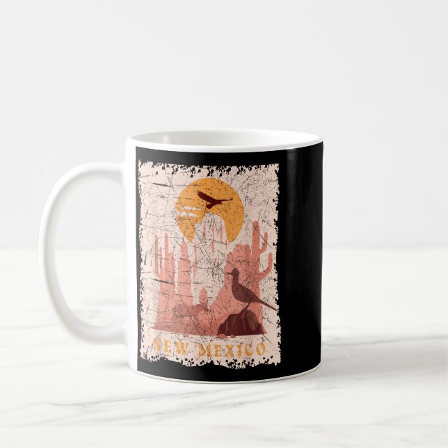 Wild Desert Animals New Mexico Landscape Scene Coffee Mug (Left)