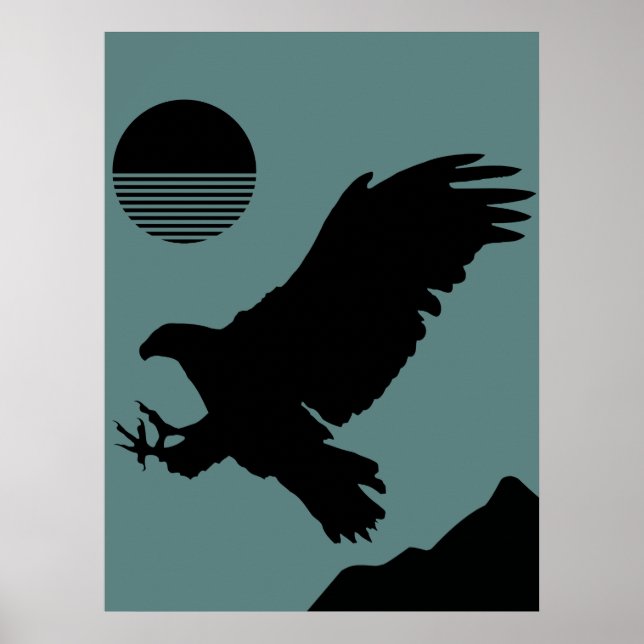 Wild design Eagle Poster (Front)