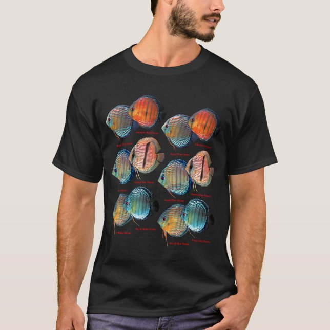 Wild Discus Fish T-Shirt (Front)