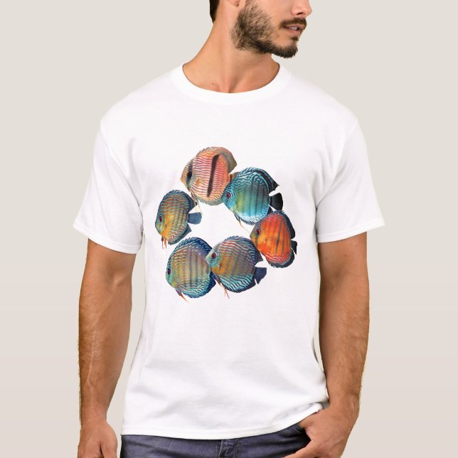 Wild Discus Fish T-Shirt (Front)