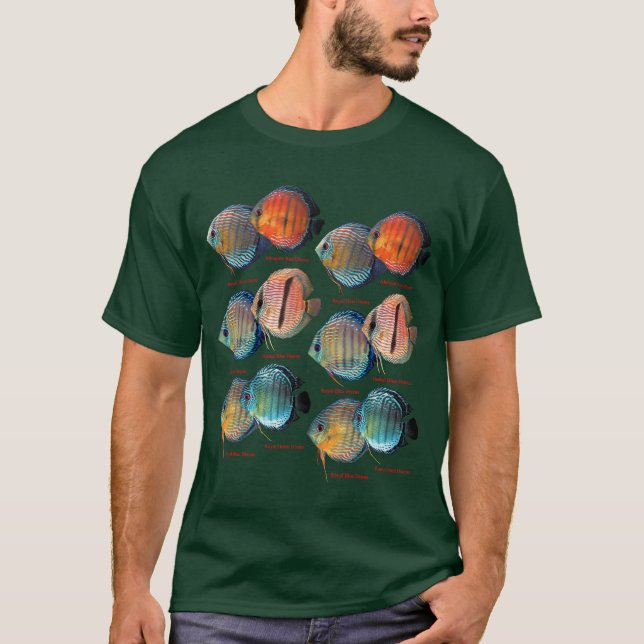 Wild Discus Fish T-Shirt (Front)