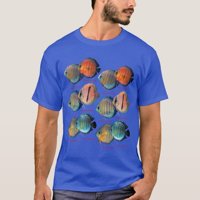 Wild Discus Fish T-Shirt (Front)