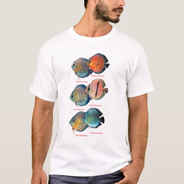 Wild Discus Fish T-Shirt (Front)