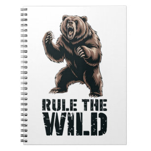 Wild Dominance: Roaring Grizzly Power Notebook