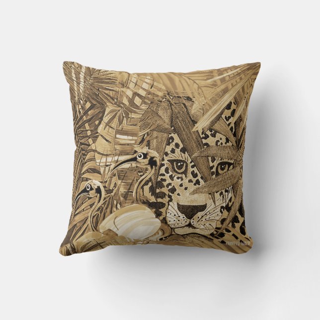 Wild Dry Bush Cushion (Back)