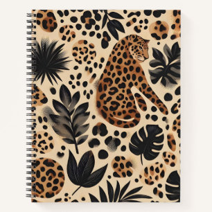Wild Elegance Leopard Skin Notebook