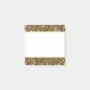 Wild & Exotic Leopard Print Pattern Post-it Notes