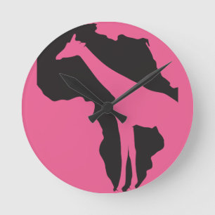 " Wild Far Africa." Round Clock