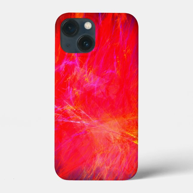 Wild Fire - Abstract Textures In Shades Of Red  Case-Mate iPhone Case (Back)
