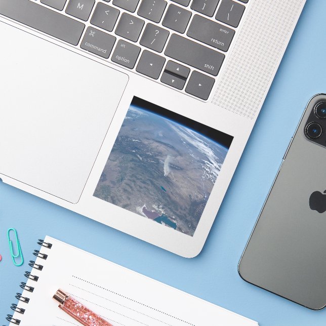 Wild Fires In The Western And Southwestern Us. (Laptop w/ iPhone)