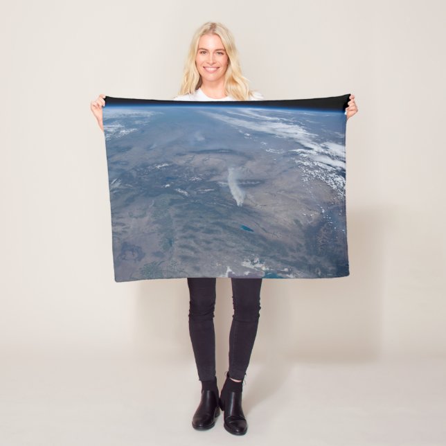 Wild Fires In The Western And Southwestern Us. Fleece Blanket (In Situ)