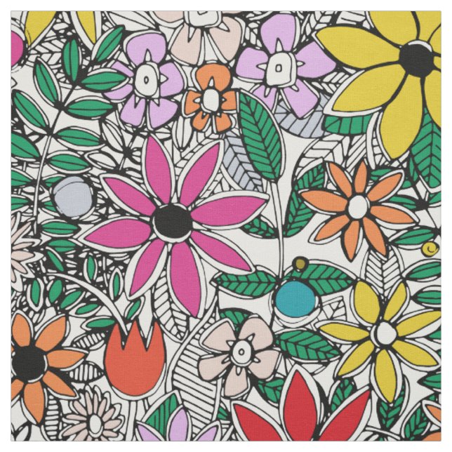wild fleur fabric (Swatch)