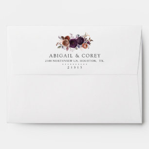 Wild Floral Bloom   Pre-Addressed Envelope