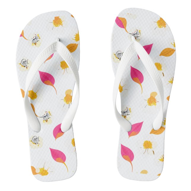 Wild Floral  Flip Flops (Footbed)