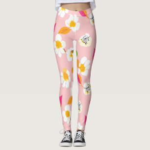Wild Floral Seamless  Leggings