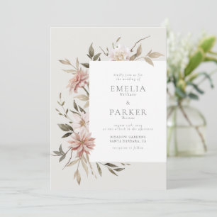 Wild Florals Invitation