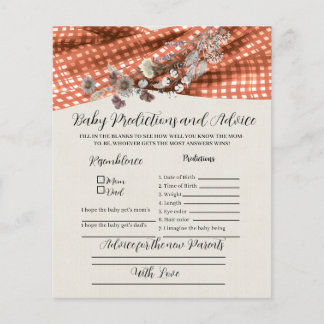 Wild flower Baby predictions and advice.