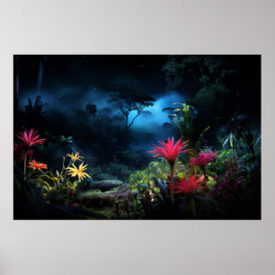 Wild Flower Calm Nature Tranquil Peace Poster