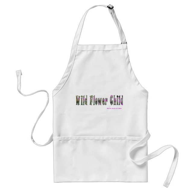 Wild Flower Child Standard Apron (Front)