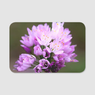 Wild Flower Name Tag