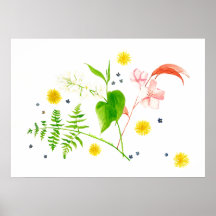 wild flower poster
