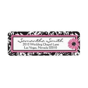 Wild Flower Return Label