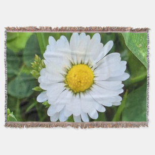 Wild Flower Romania – Botanical Macro Photography Throw Blanket