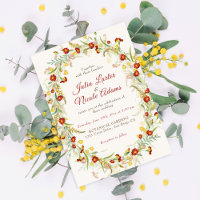 Wild Flower Yellow Marigold Foliage Wedding