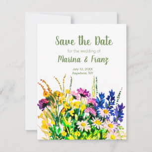 Wild flowers announcement