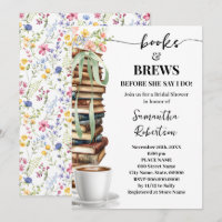 Wild Flowers Books & Brews Coffee Bridal Shower