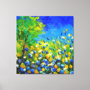 wild flowers canvas print