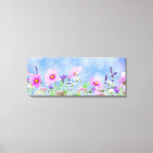 Wild flowers canvas print