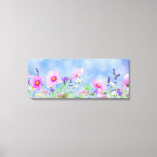 Wild flowers canvas print