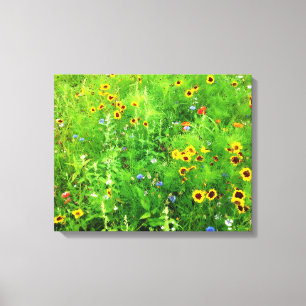 WILD FLOWERS CANVAS PRINT