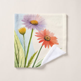 Wild Flowers Caress  Wash Cloth