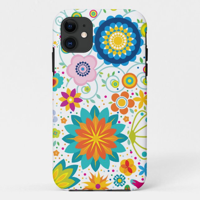 Wild Flowers Case-Mate iPhone Case (Back)