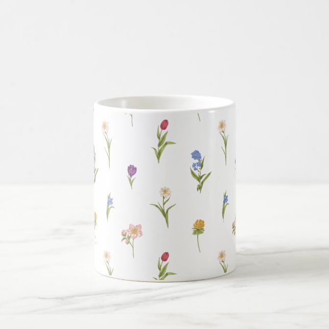 Wild flowers coffee mug (Center)